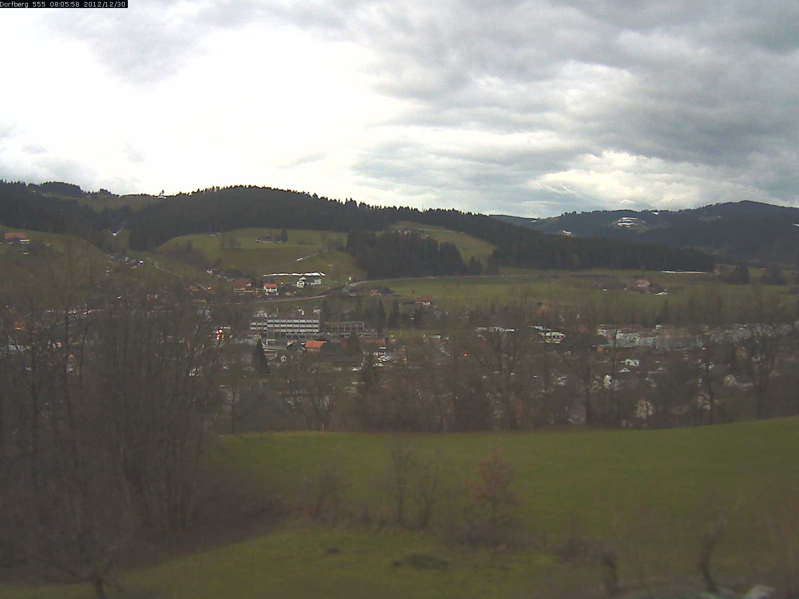 Webcam-Bild: Aussicht vom Dorfberg in Langnau 20121230-080600