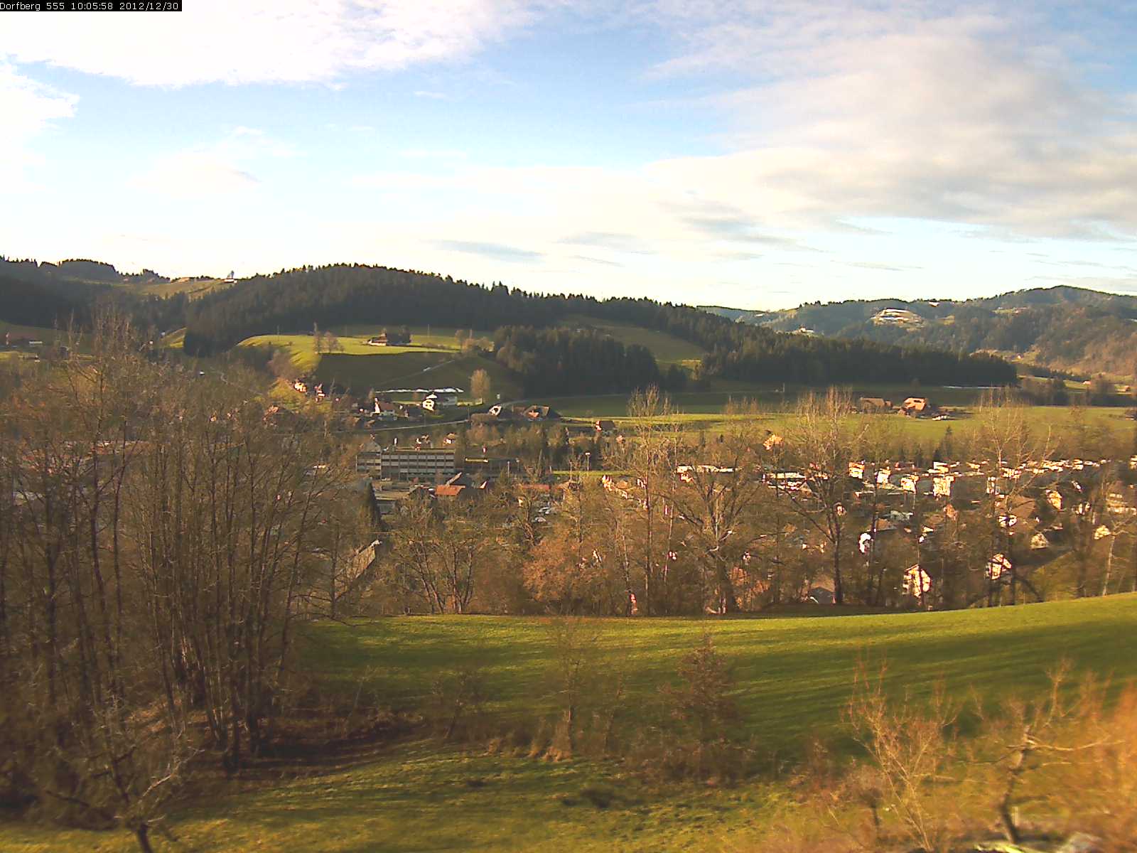 Webcam-Bild: Aussicht vom Dorfberg in Langnau 20121230-100600