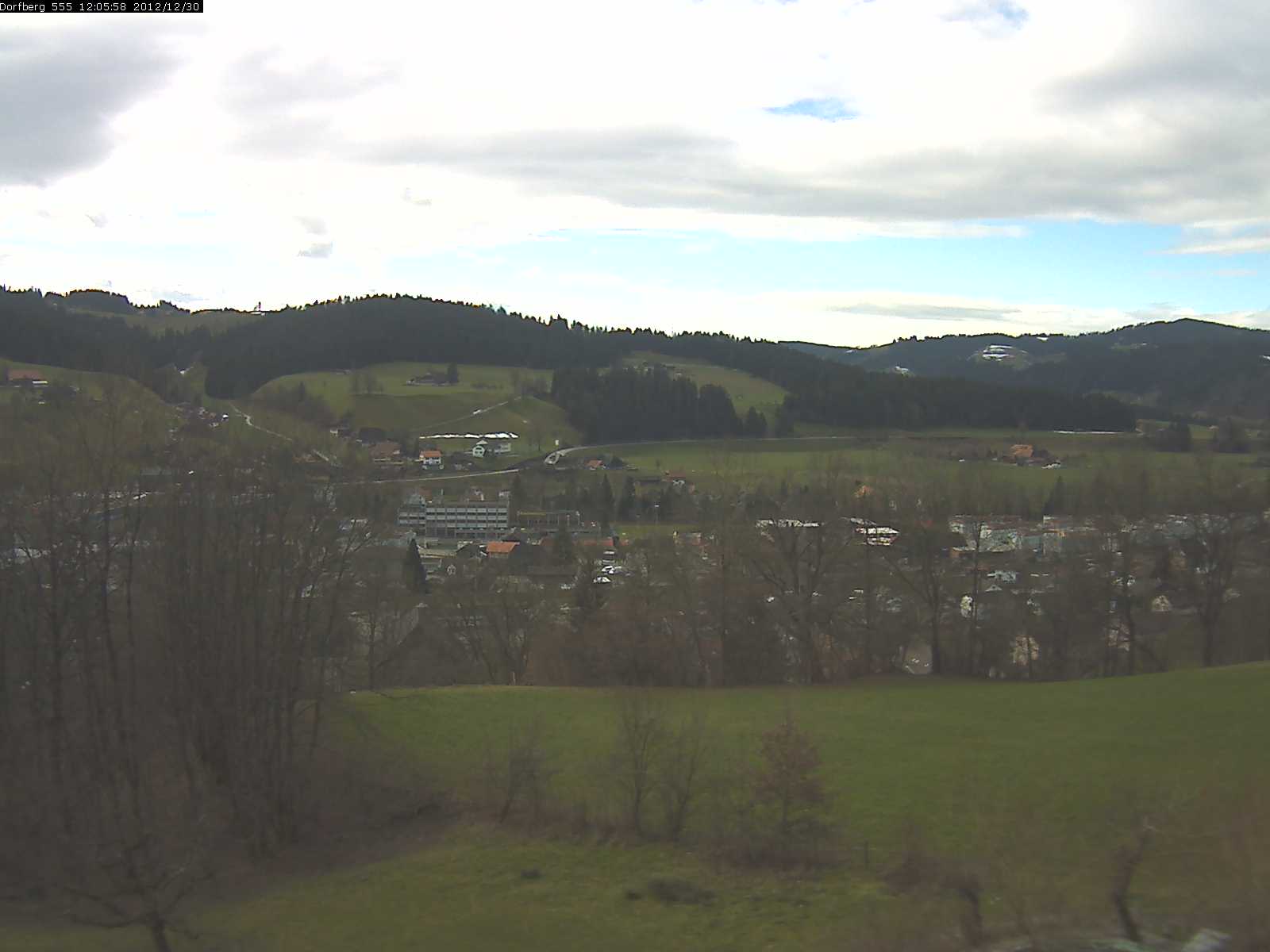 Webcam-Bild: Aussicht vom Dorfberg in Langnau 20121230-120600