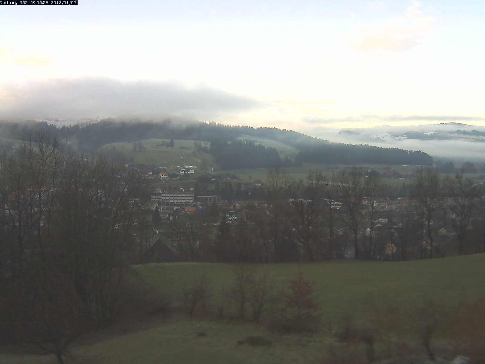 Webcam-Bild: Aussicht vom Dorfberg in Langnau 20130102-090600