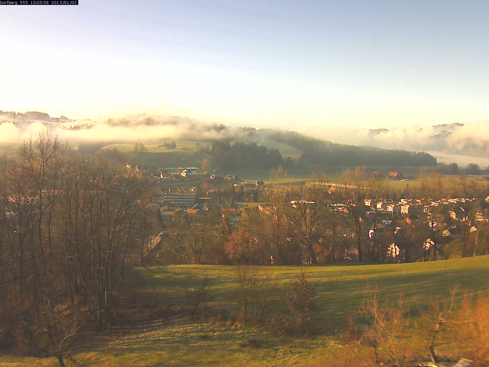 Webcam-Bild: Aussicht vom Dorfberg in Langnau 20130102-100600