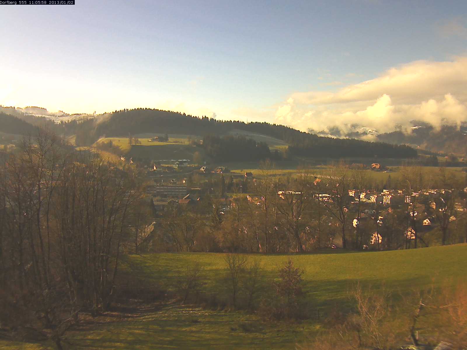 Webcam-Bild: Aussicht vom Dorfberg in Langnau 20130102-110600