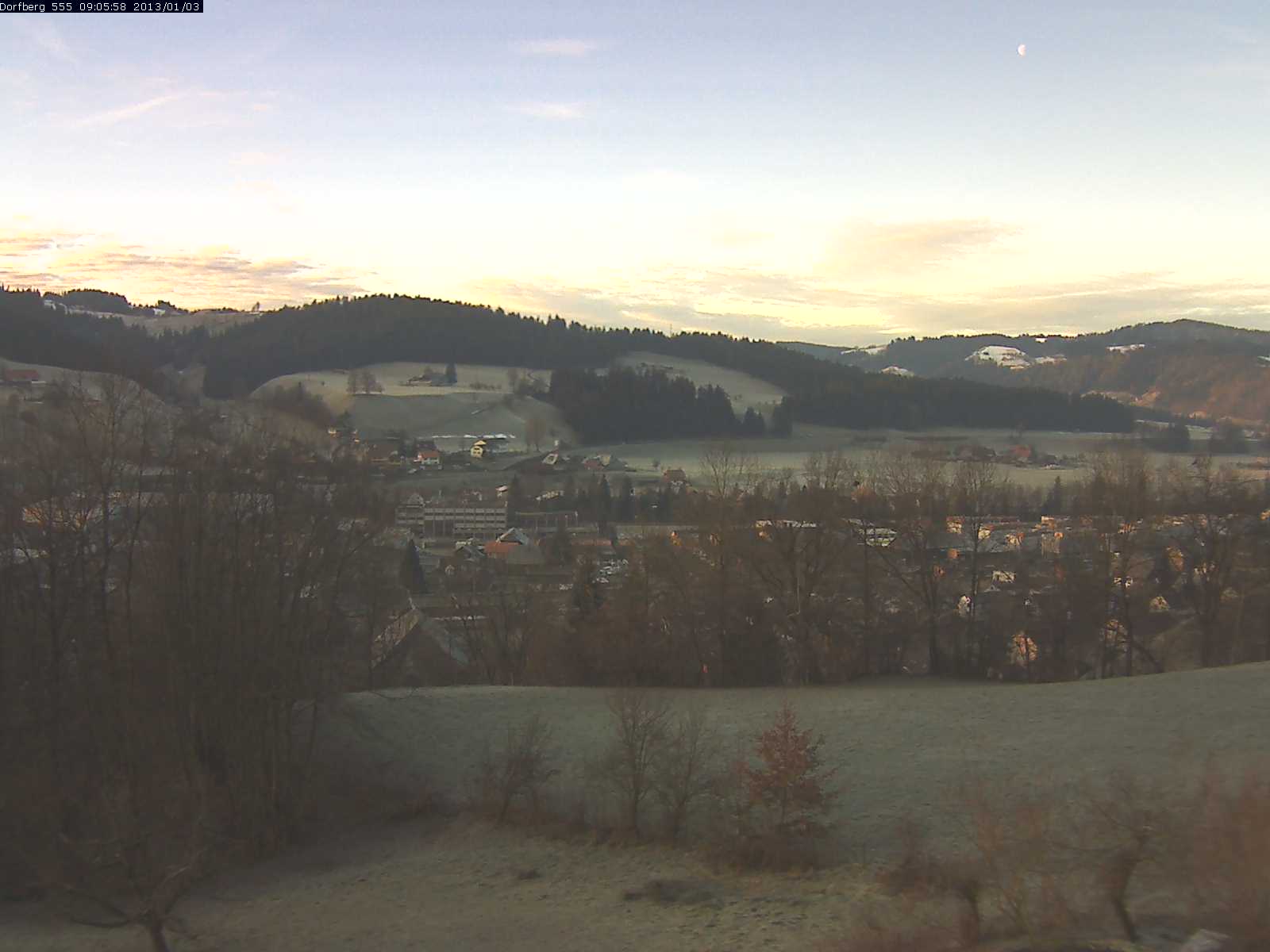 Webcam-Bild: Aussicht vom Dorfberg in Langnau 20130103-090600