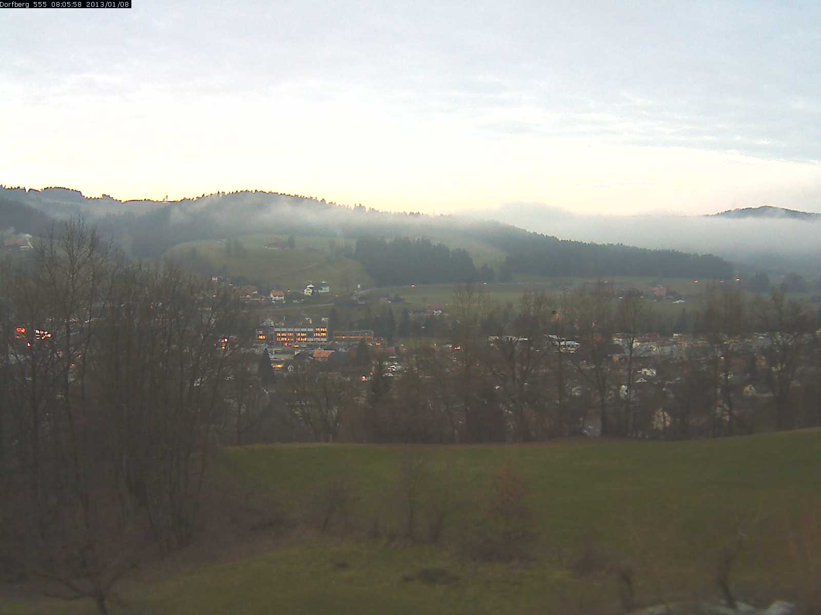 Webcam-Bild: Aussicht vom Dorfberg in Langnau 20130108-080600