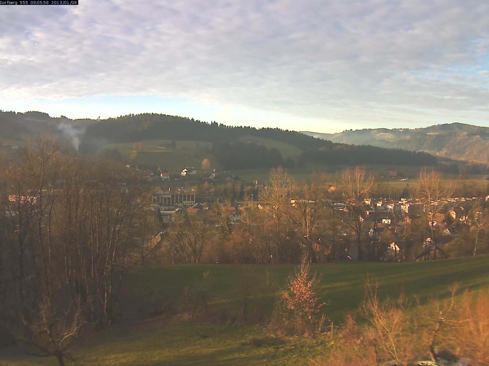 Webcam-Bild: Aussicht vom Dorfberg in Langnau 20130108-090600