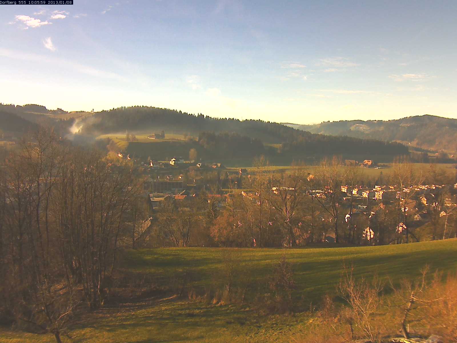 Webcam-Bild: Aussicht vom Dorfberg in Langnau 20130108-100600