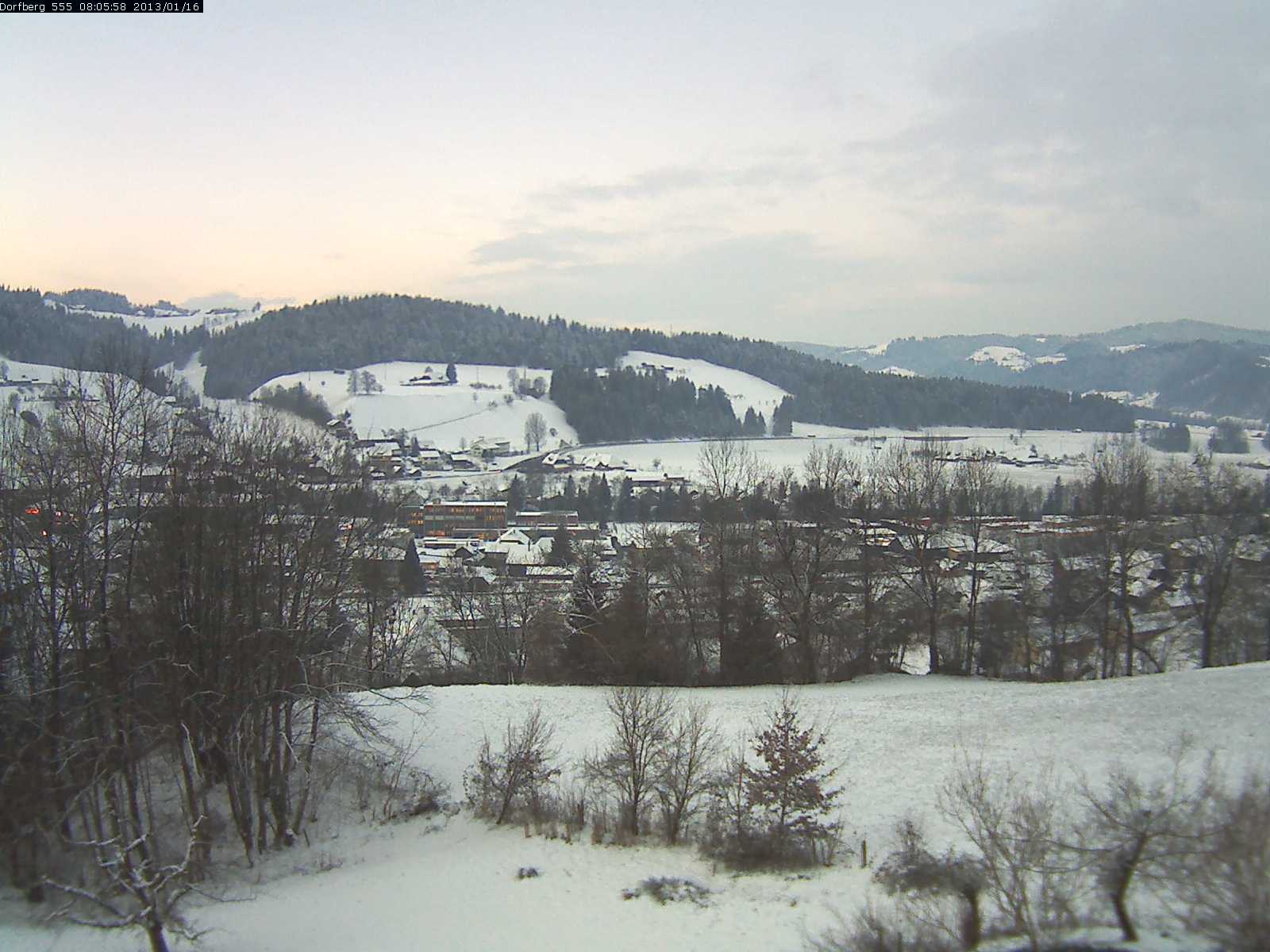 Webcam-Bild: Aussicht vom Dorfberg in Langnau 20130116-080600
