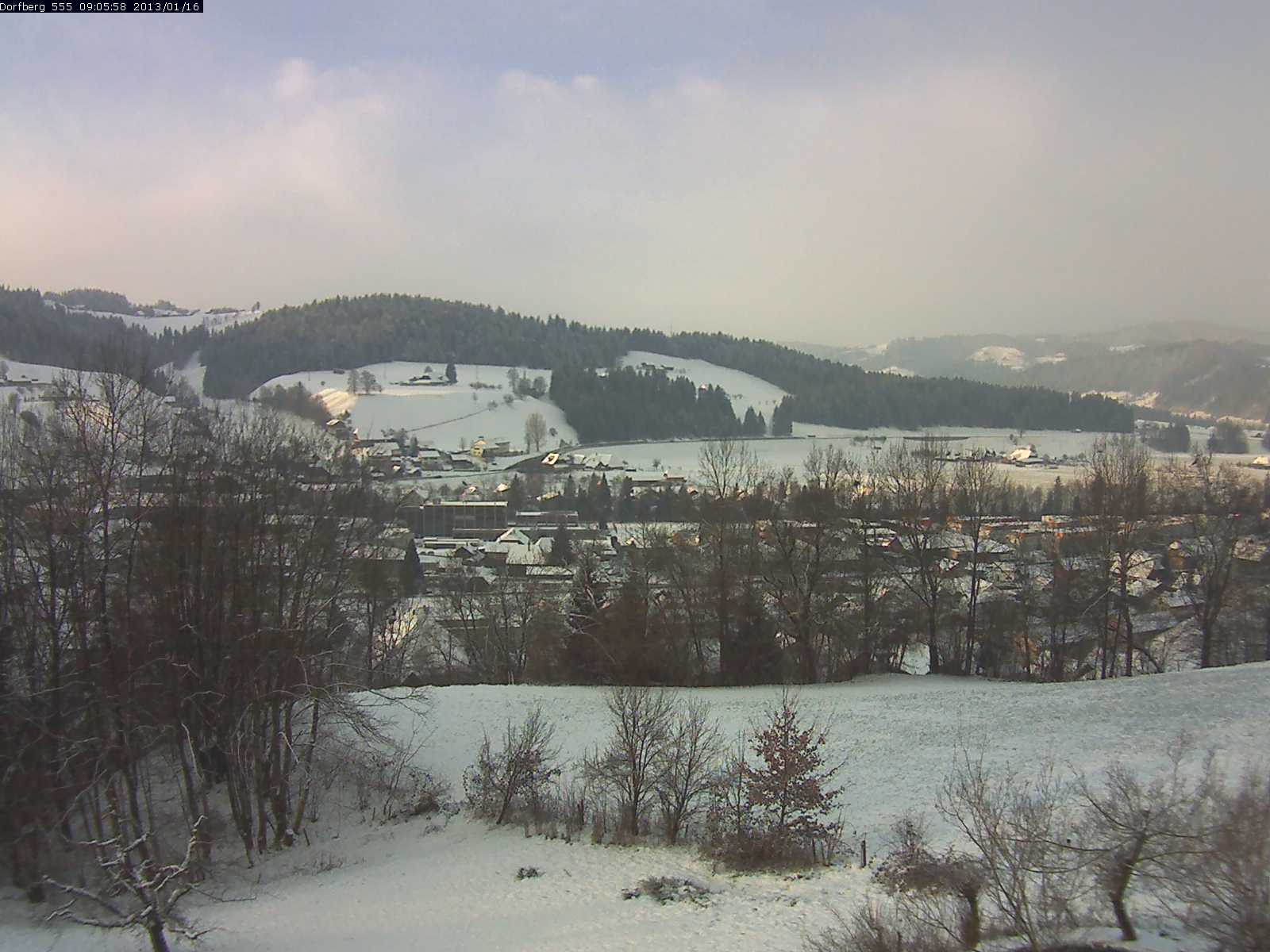 Webcam-Bild: Aussicht vom Dorfberg in Langnau 20130116-090600
