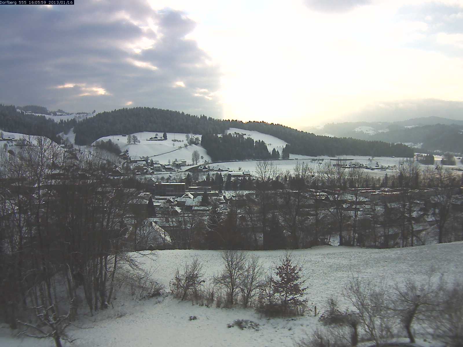 Webcam-Bild: Aussicht vom Dorfberg in Langnau 20130116-160600