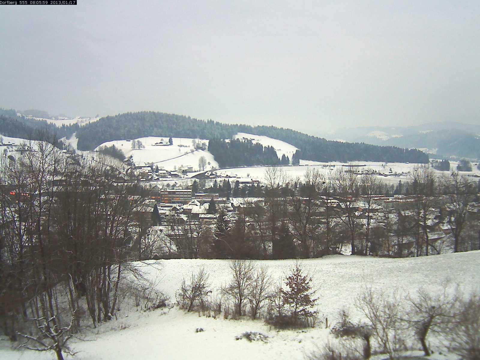 Webcam-Bild: Aussicht vom Dorfberg in Langnau 20130117-080600