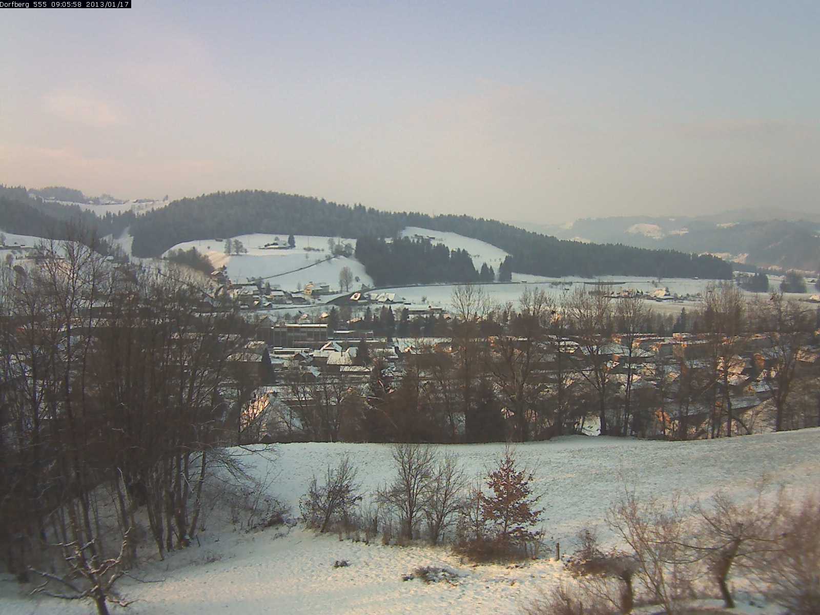 Webcam-Bild: Aussicht vom Dorfberg in Langnau 20130117-090600