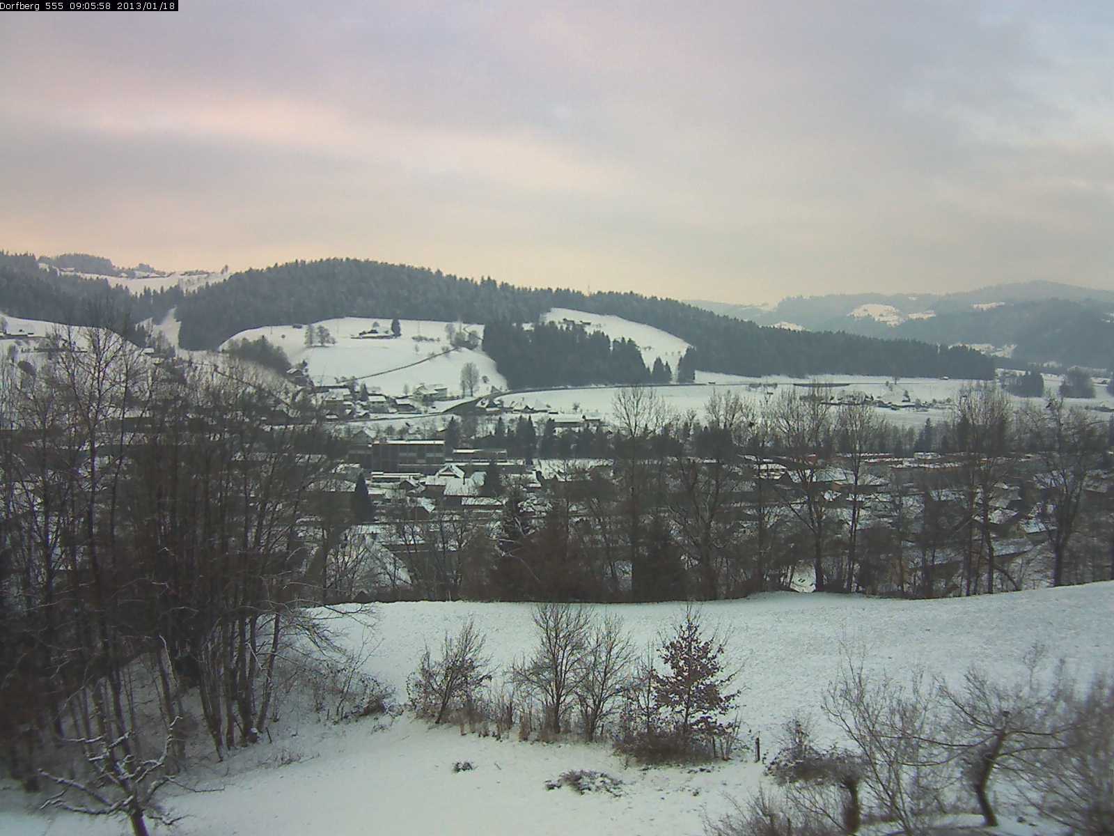 Webcam-Bild: Aussicht vom Dorfberg in Langnau 20130118-090600
