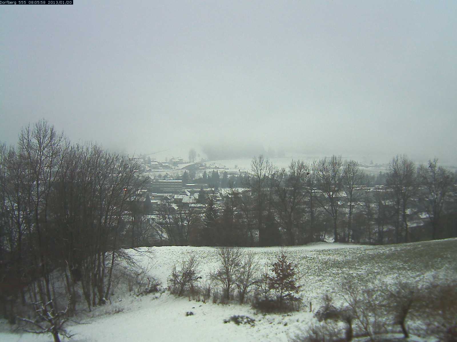 Webcam-Bild: Aussicht vom Dorfberg in Langnau 20130120-080600