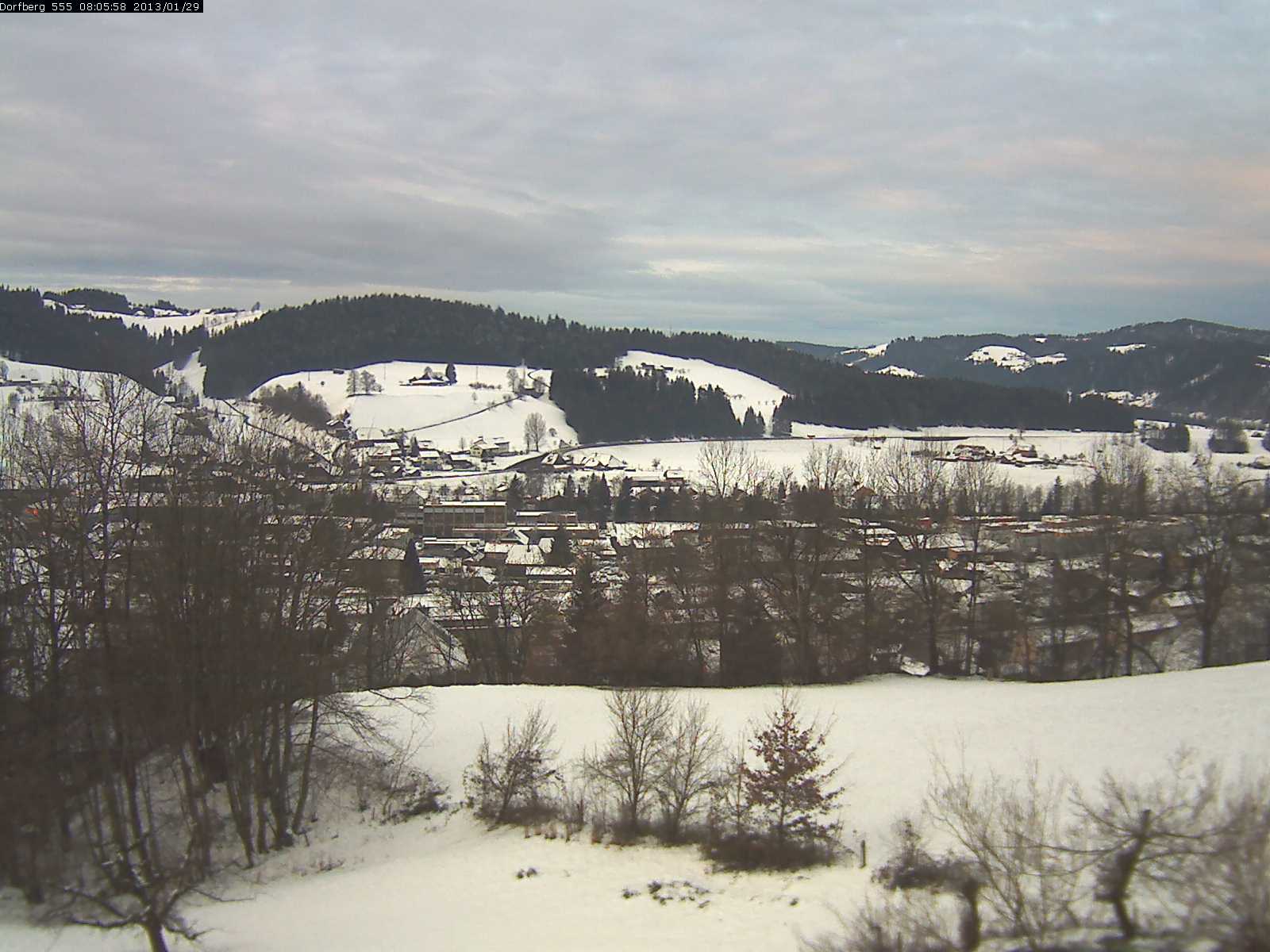 Webcam-Bild: Aussicht vom Dorfberg in Langnau 20130129-080600