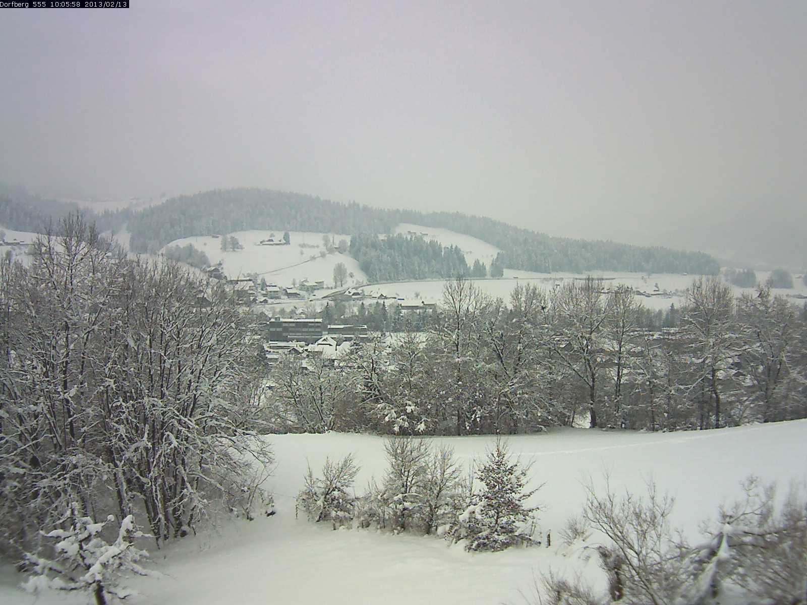 Webcam-Bild: Aussicht vom Dorfberg in Langnau 20130213-100600