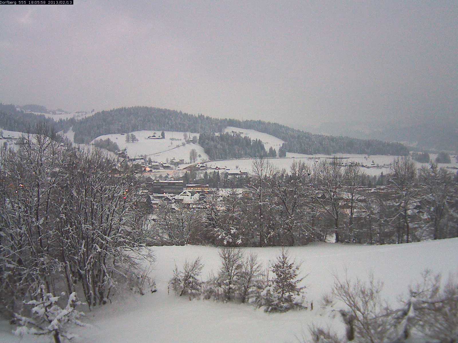 Webcam-Bild: Aussicht vom Dorfberg in Langnau 20130213-180600