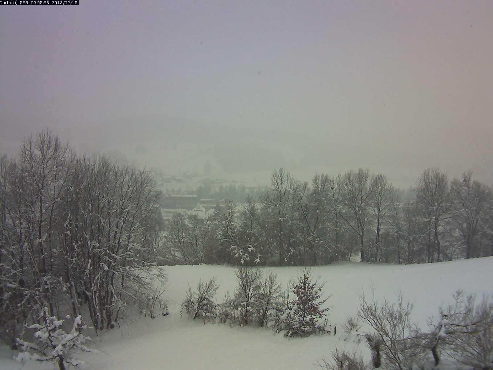 Webcam-Bild: Aussicht vom Dorfberg in Langnau 20130215-090600