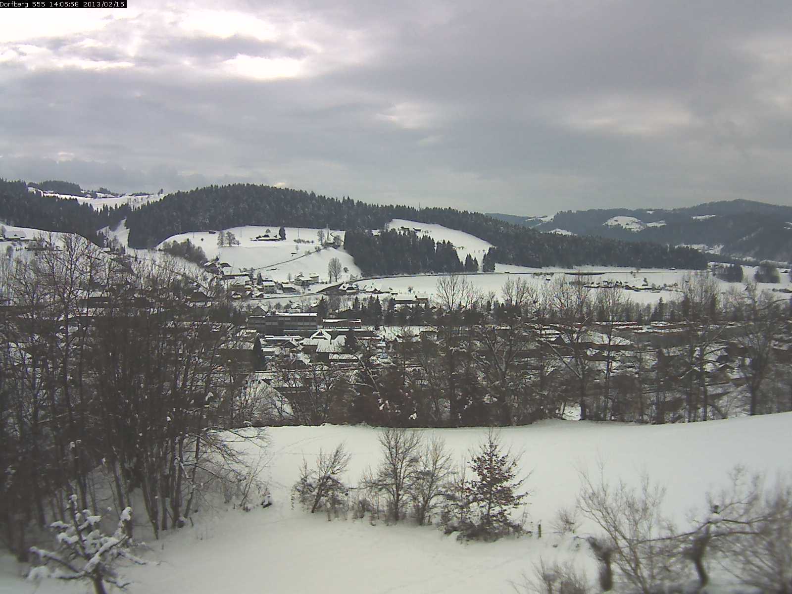 Webcam-Bild: Aussicht vom Dorfberg in Langnau 20130215-140600
