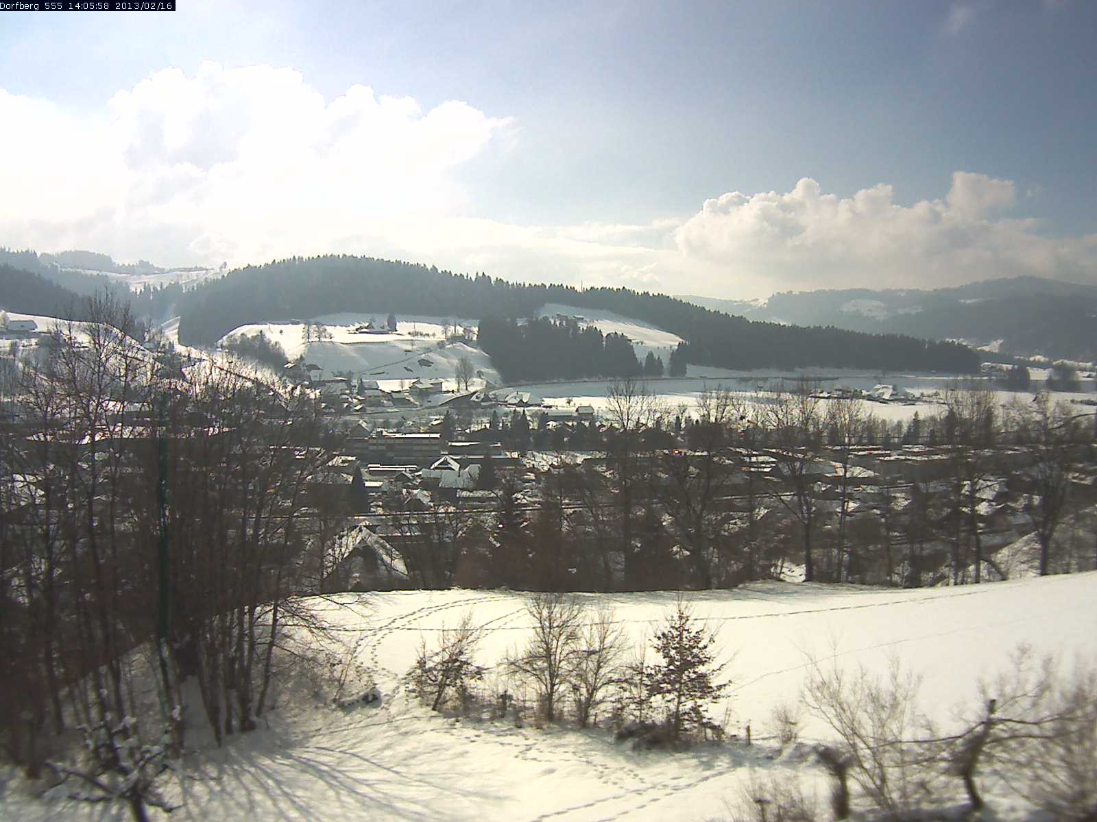 Webcam-Bild: Aussicht vom Dorfberg in Langnau 20130216-140600