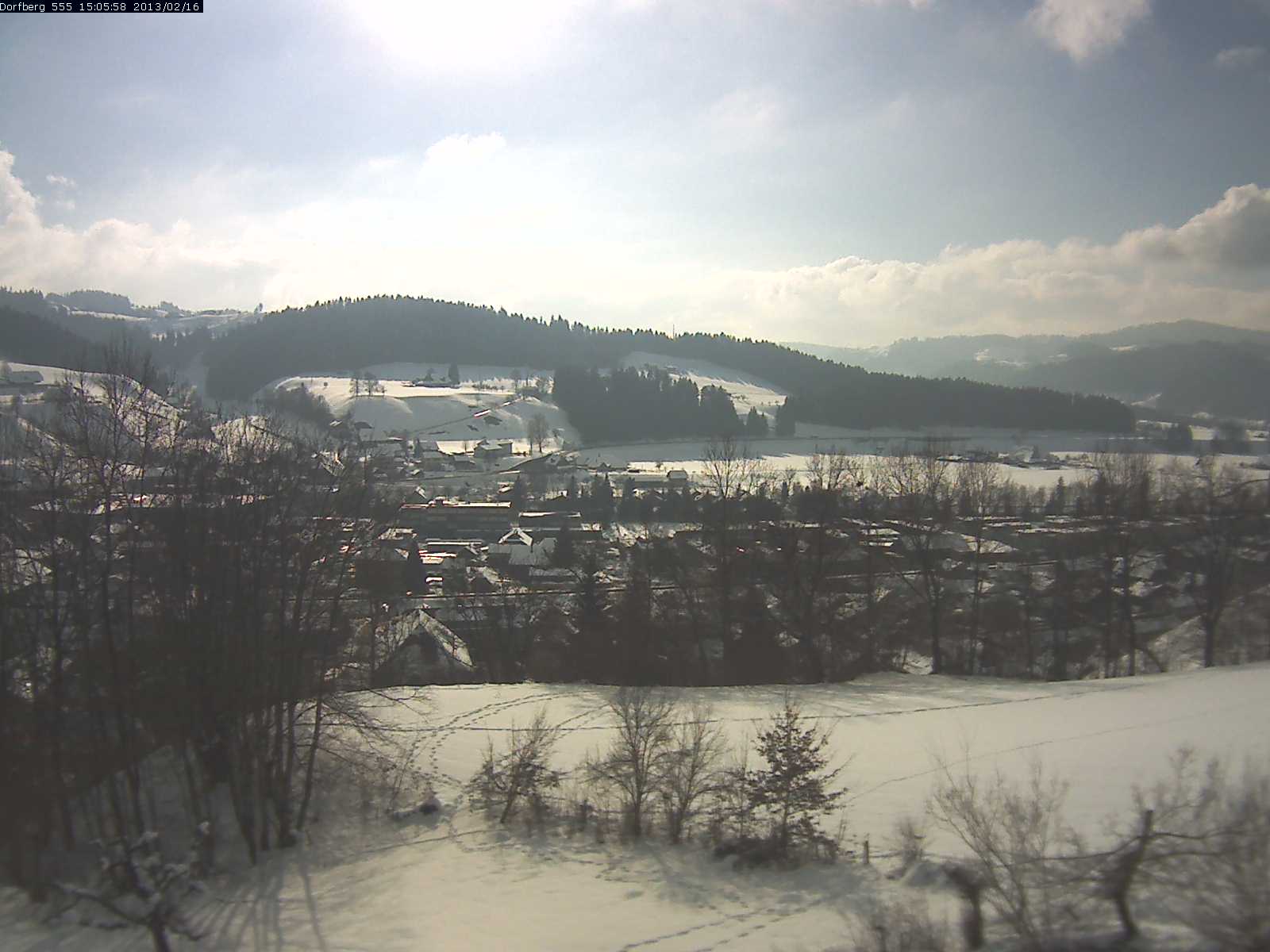 Webcam-Bild: Aussicht vom Dorfberg in Langnau 20130216-150600