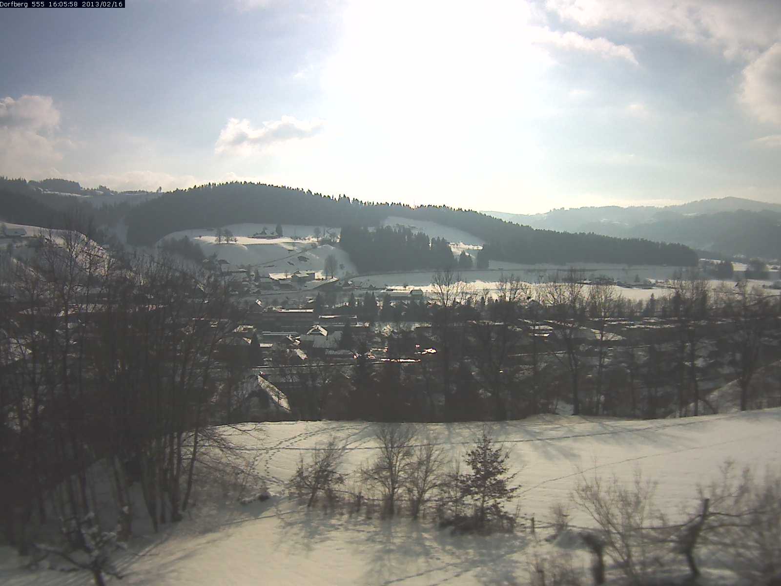 Webcam-Bild: Aussicht vom Dorfberg in Langnau 20130216-160600