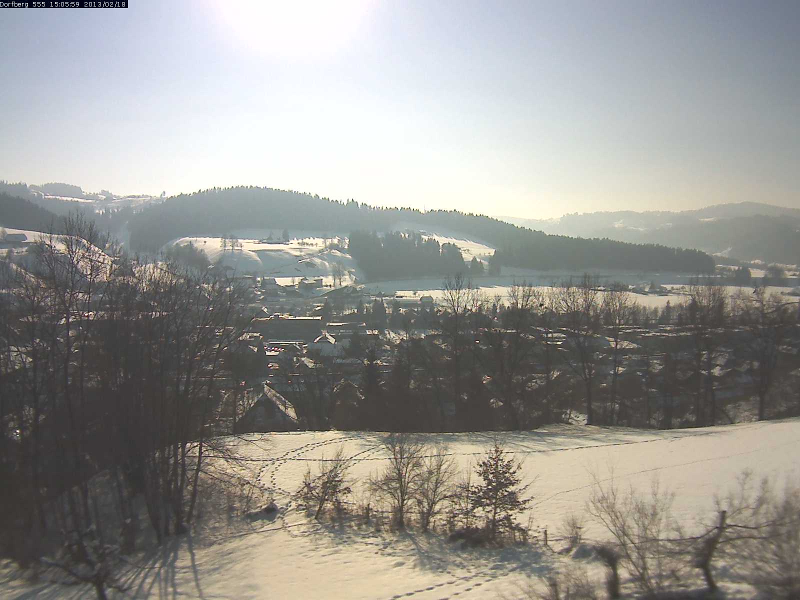 Webcam-Bild: Aussicht vom Dorfberg in Langnau 20130218-150600