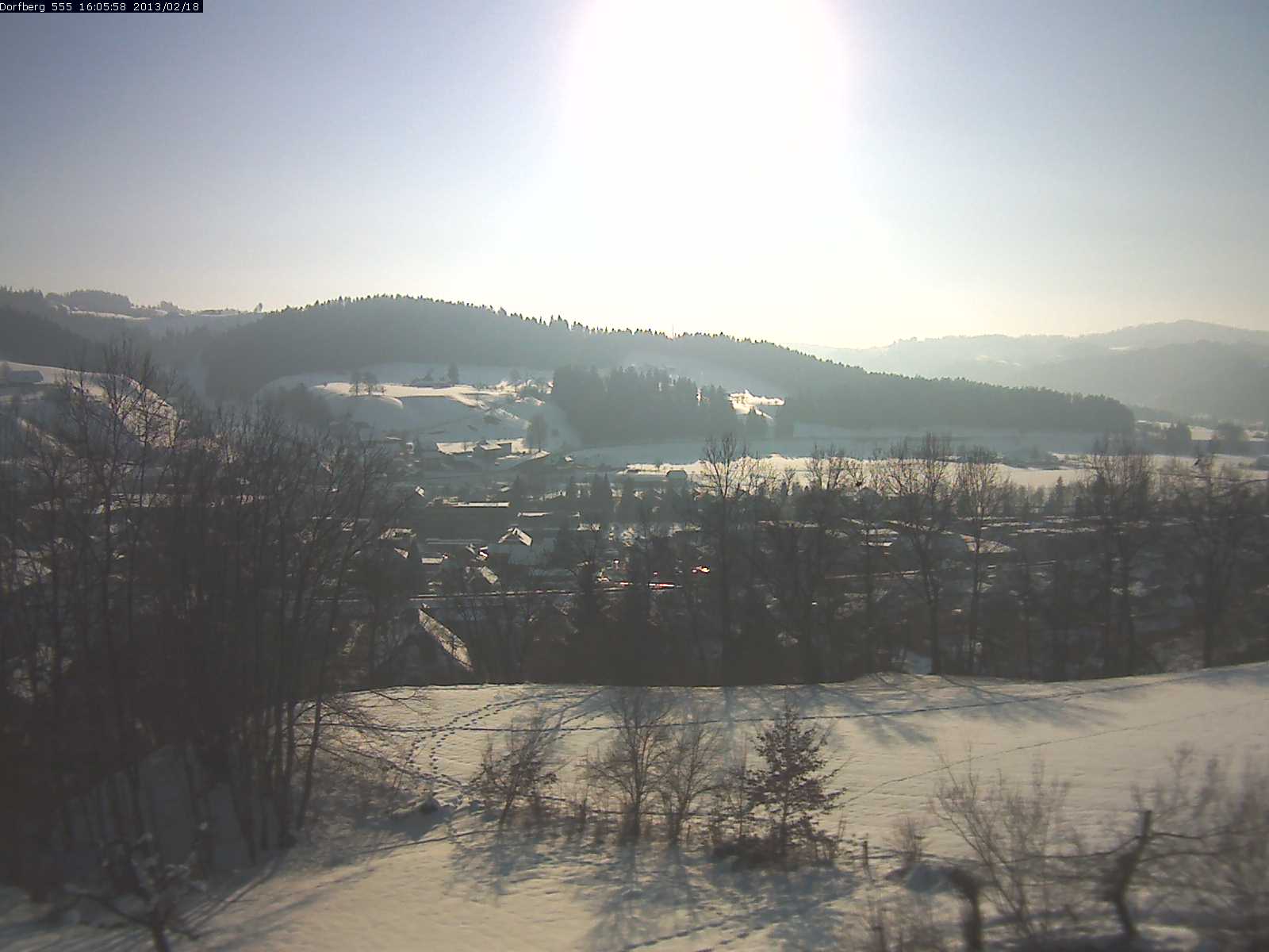 Webcam-Bild: Aussicht vom Dorfberg in Langnau 20130218-160600