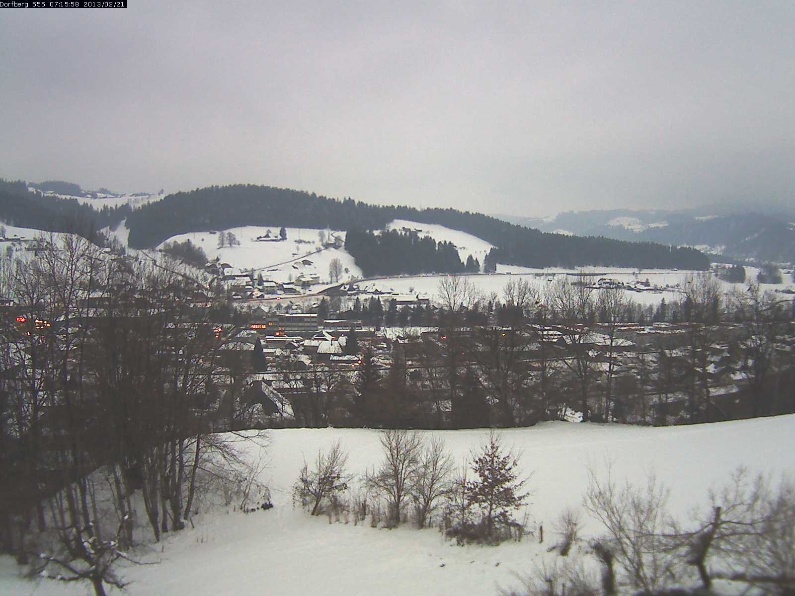 Webcam-Bild: Aussicht vom Dorfberg in Langnau 20130221-071600