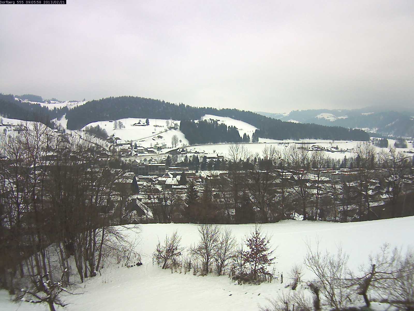 Webcam-Bild: Aussicht vom Dorfberg in Langnau 20130221-090600