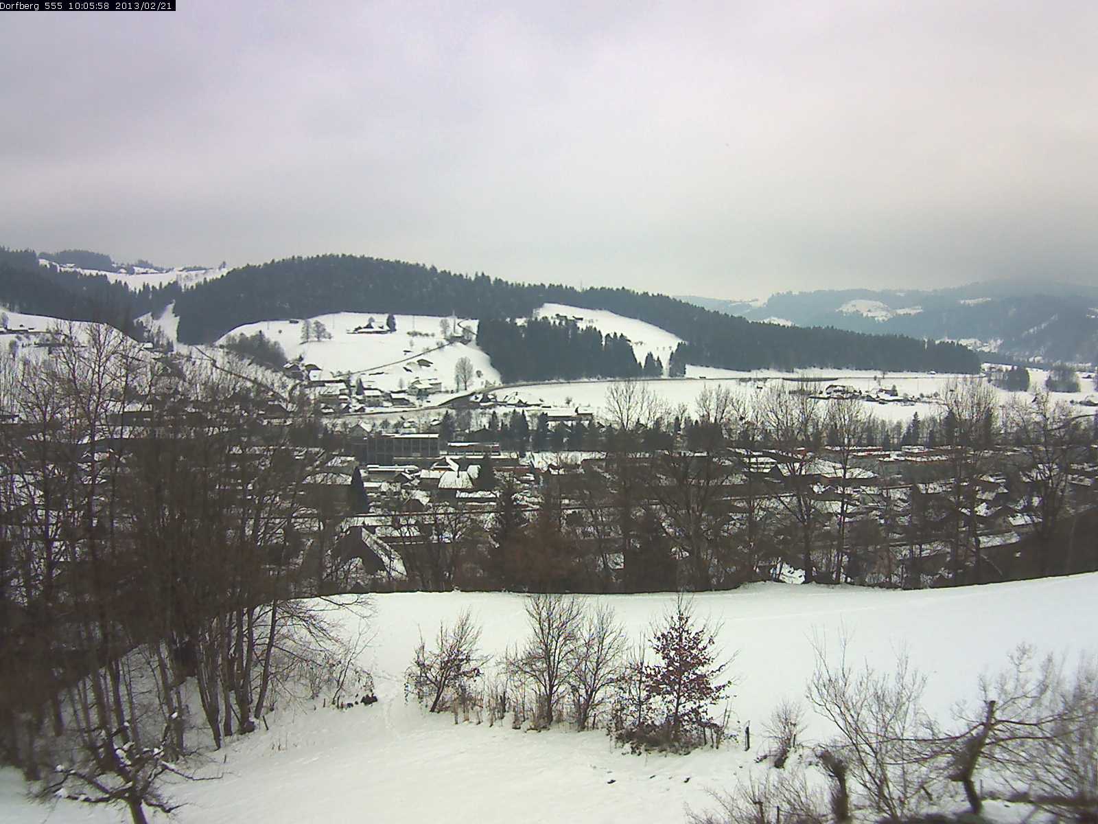 Webcam-Bild: Aussicht vom Dorfberg in Langnau 20130221-100600