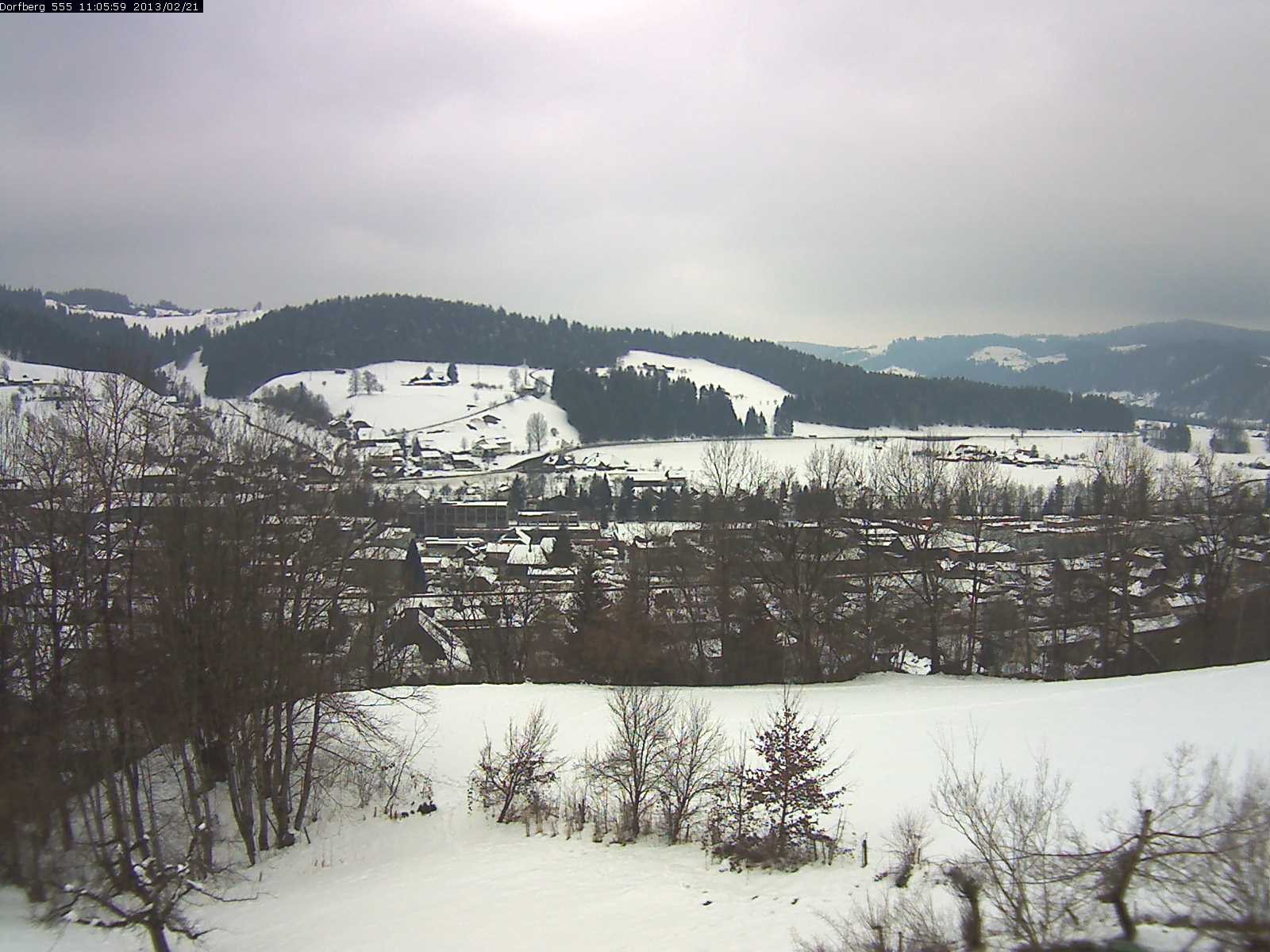 Webcam-Bild: Aussicht vom Dorfberg in Langnau 20130221-110600
