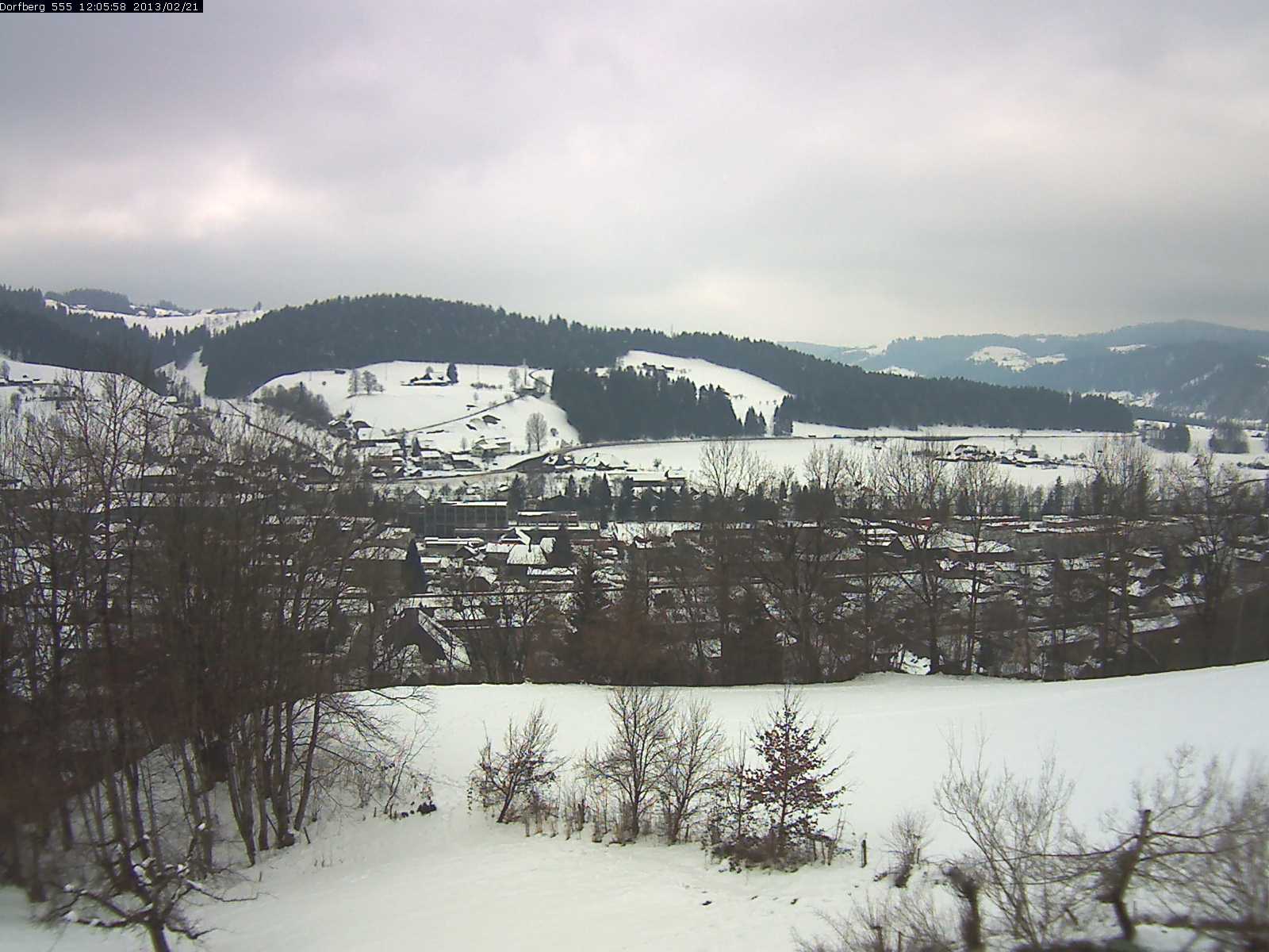 Webcam-Bild: Aussicht vom Dorfberg in Langnau 20130221-120600