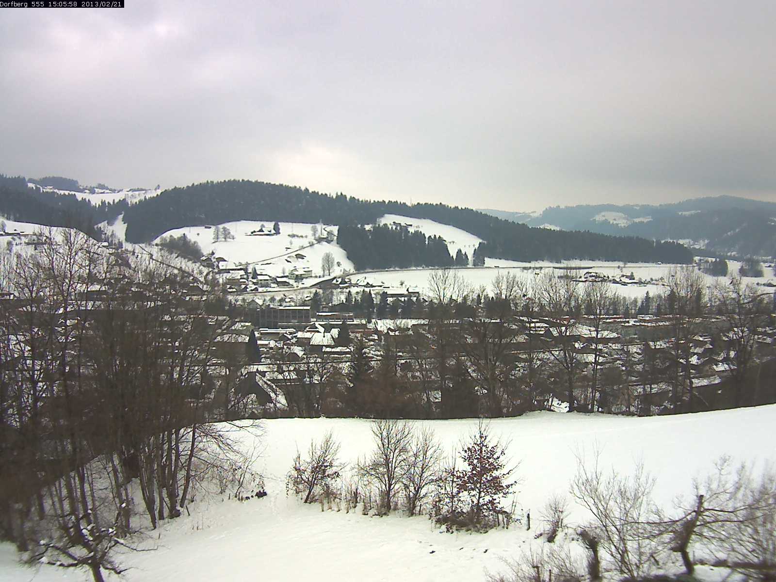 Webcam-Bild: Aussicht vom Dorfberg in Langnau 20130221-150600