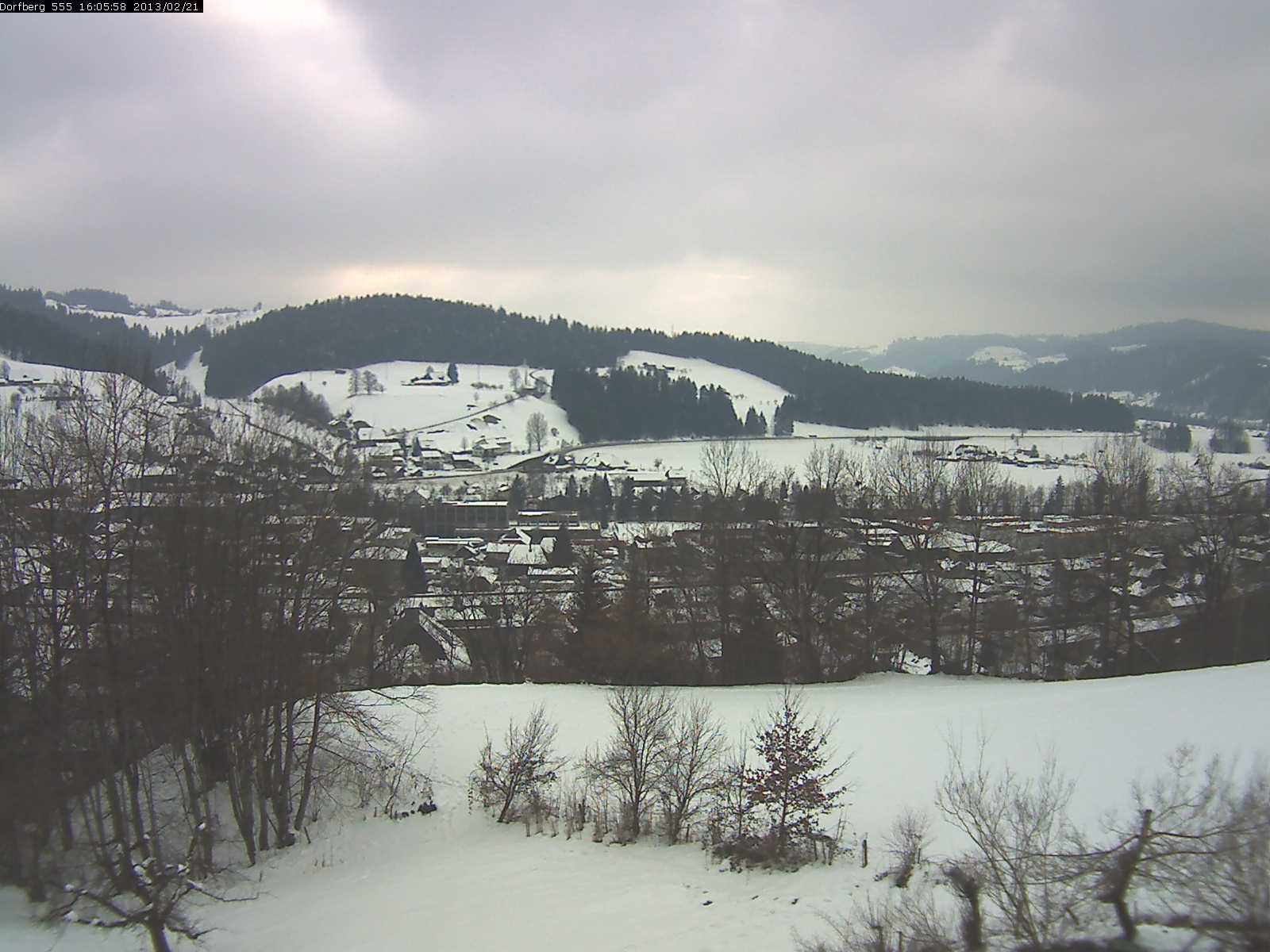 Webcam-Bild: Aussicht vom Dorfberg in Langnau 20130221-160600