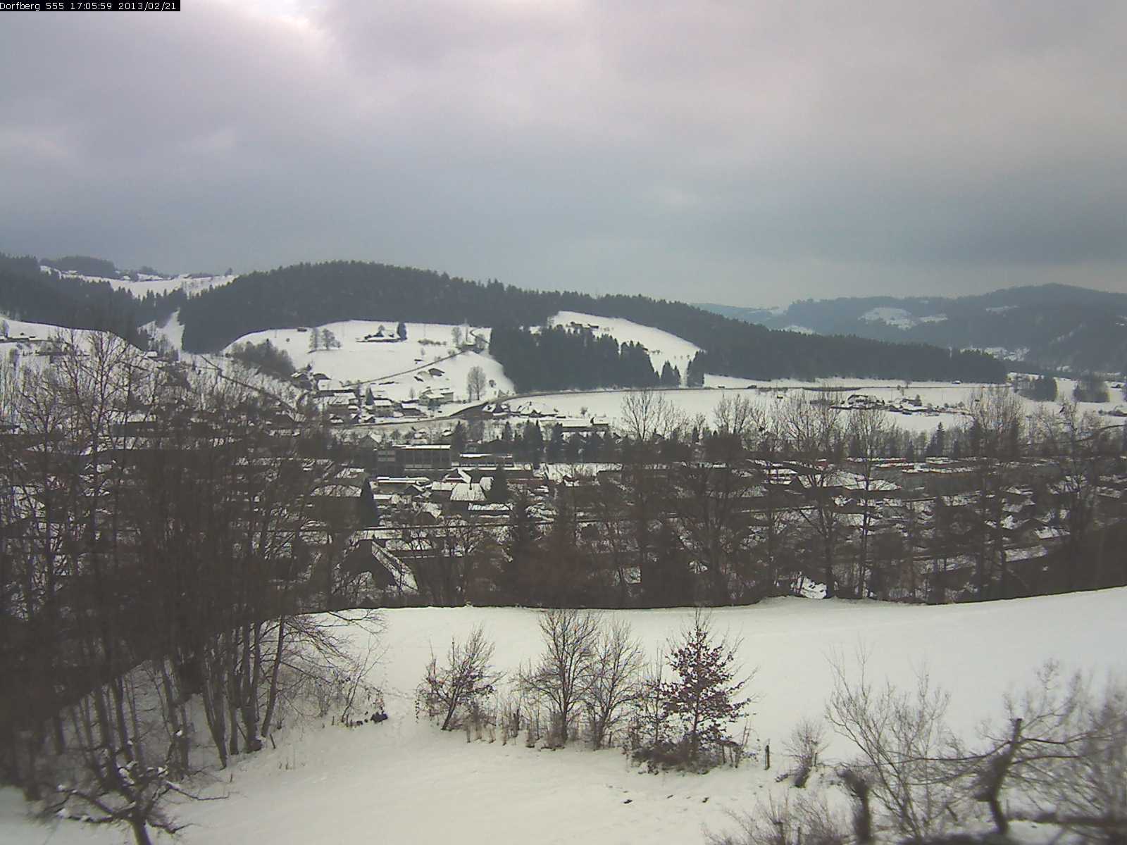 Webcam-Bild: Aussicht vom Dorfberg in Langnau 20130221-170600