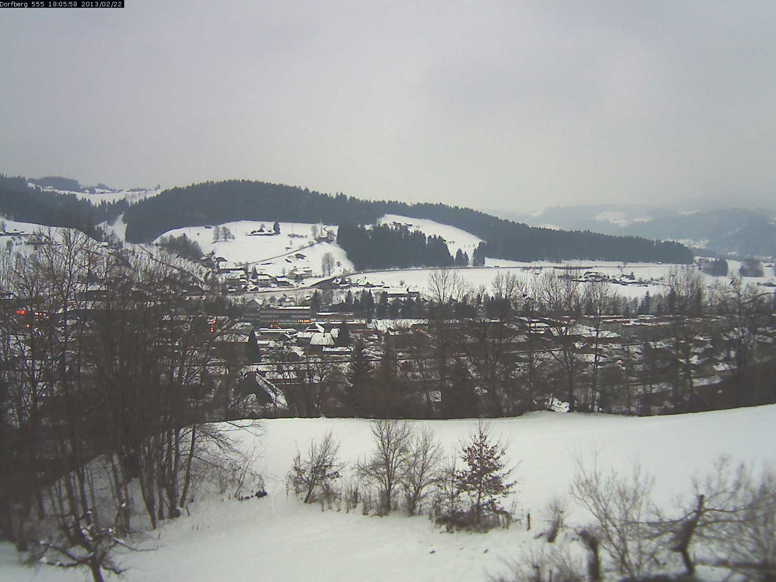 Webcam-Bild: Aussicht vom Dorfberg in Langnau 20130222-180600