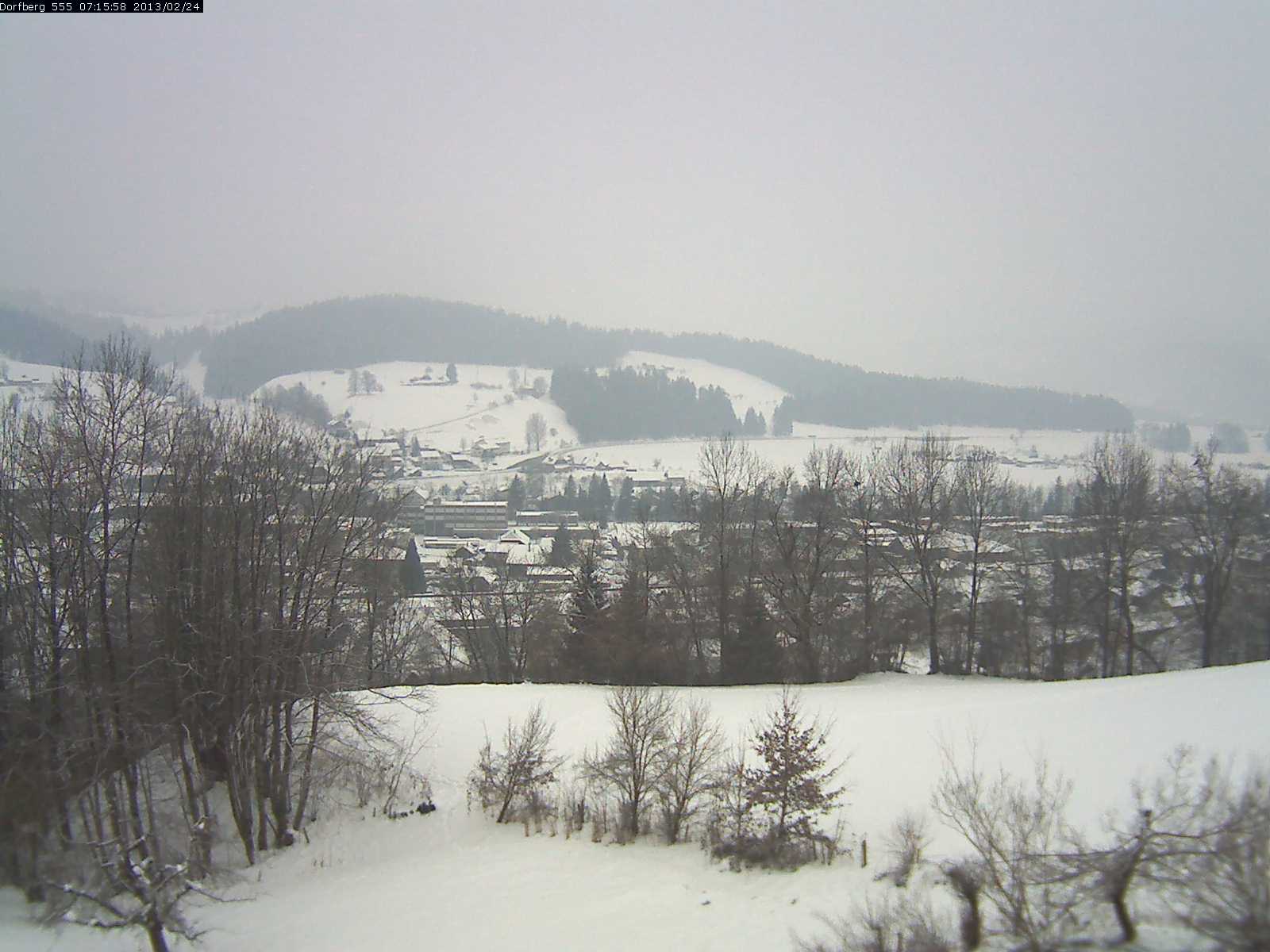 Webcam-Bild: Aussicht vom Dorfberg in Langnau 20130224-071600