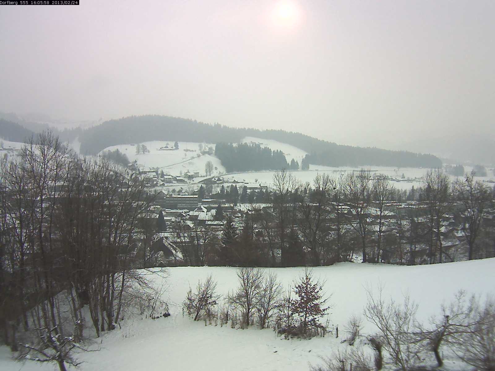 Webcam-Bild: Aussicht vom Dorfberg in Langnau 20130224-160600