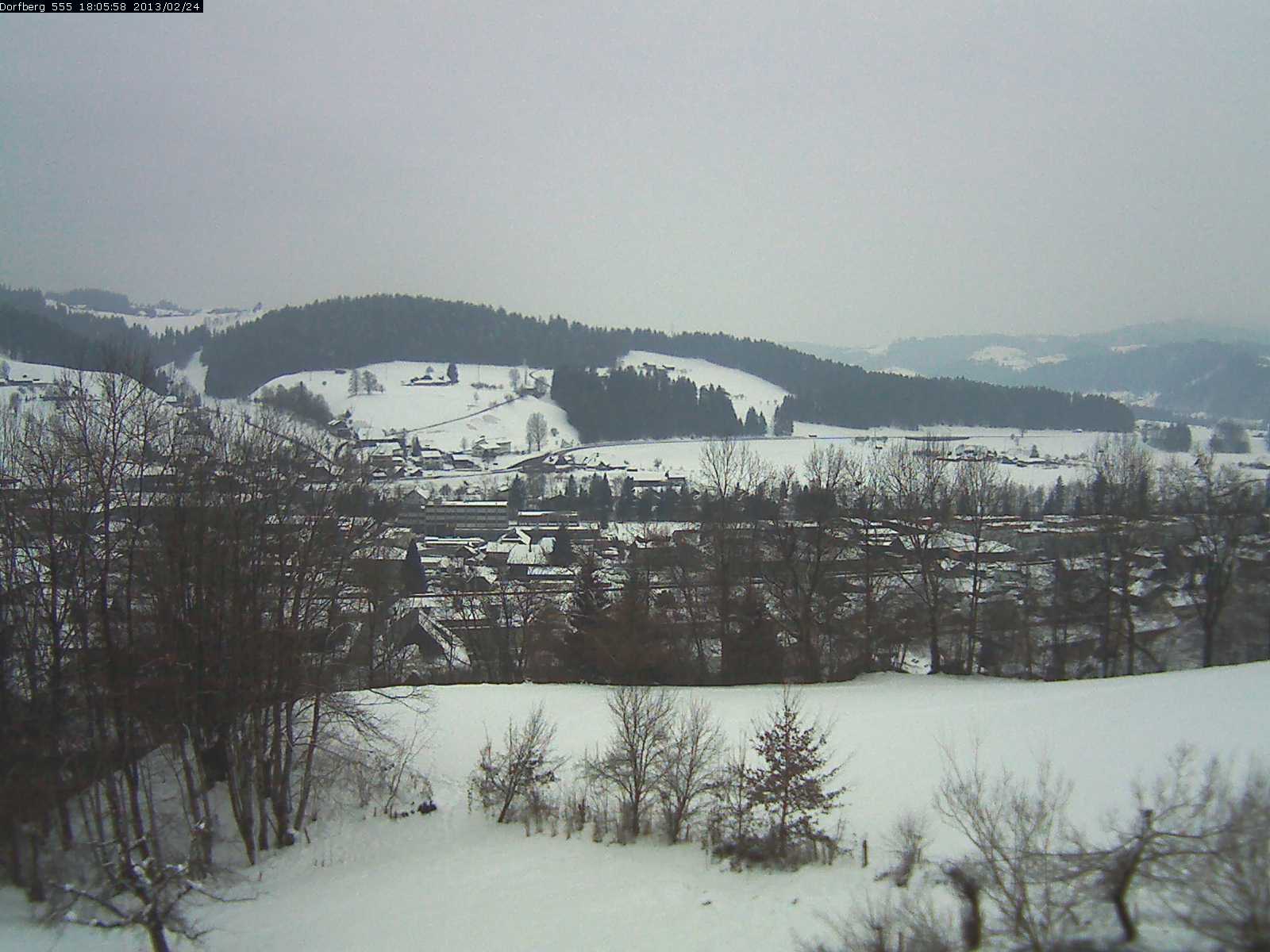 Webcam-Bild: Aussicht vom Dorfberg in Langnau 20130224-180600