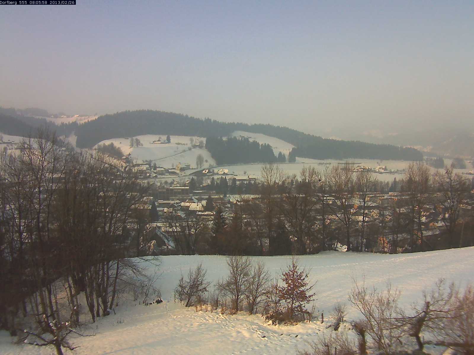 Webcam-Bild: Aussicht vom Dorfberg in Langnau 20130226-080600