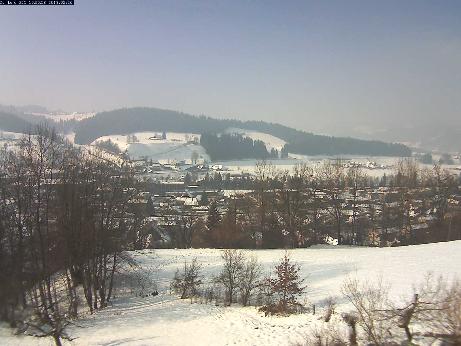 Webcam-Bild: Aussicht vom Dorfberg in Langnau 20130226-100600