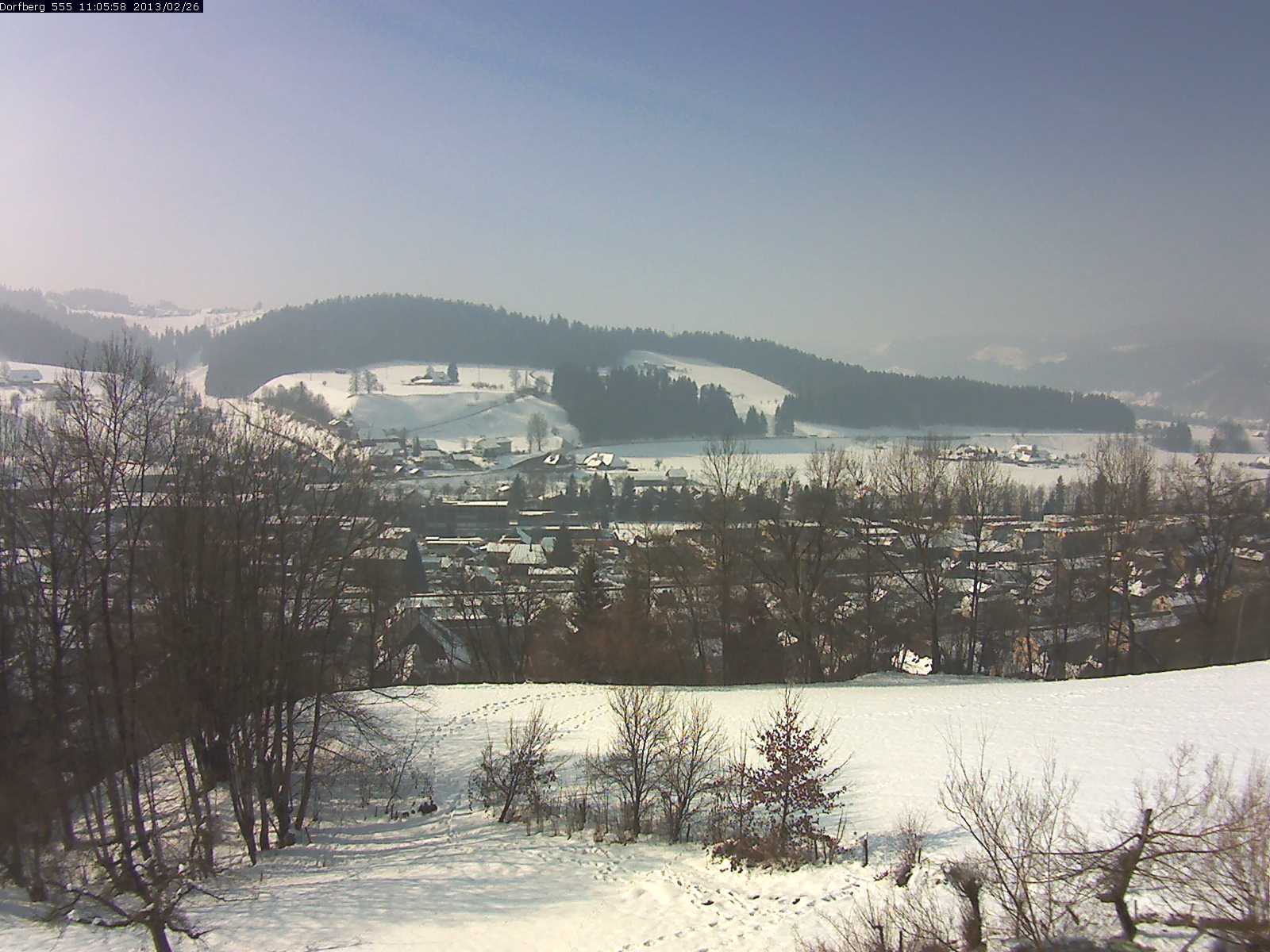 Webcam-Bild: Aussicht vom Dorfberg in Langnau 20130226-110600