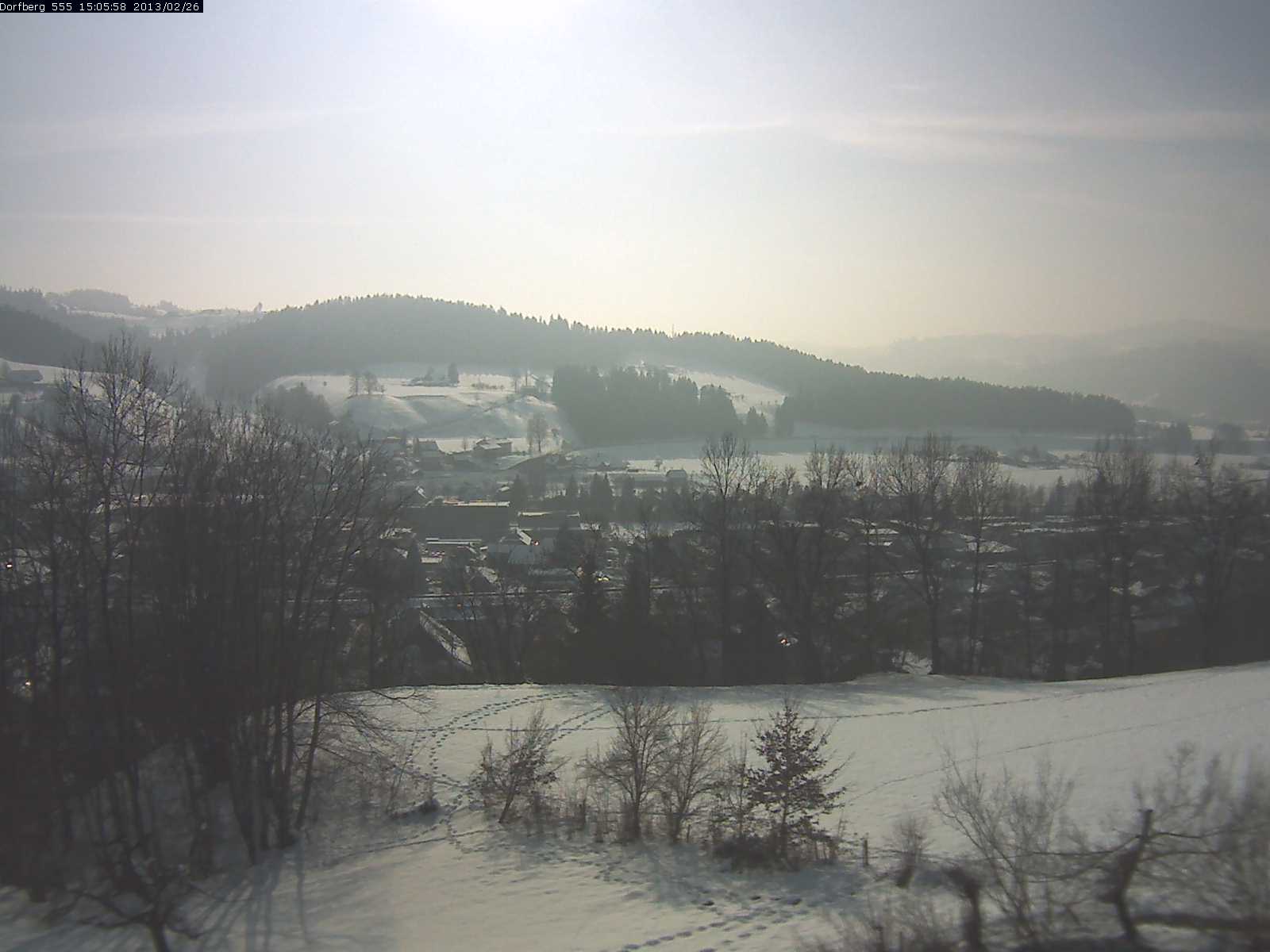 Webcam-Bild: Aussicht vom Dorfberg in Langnau 20130226-150600