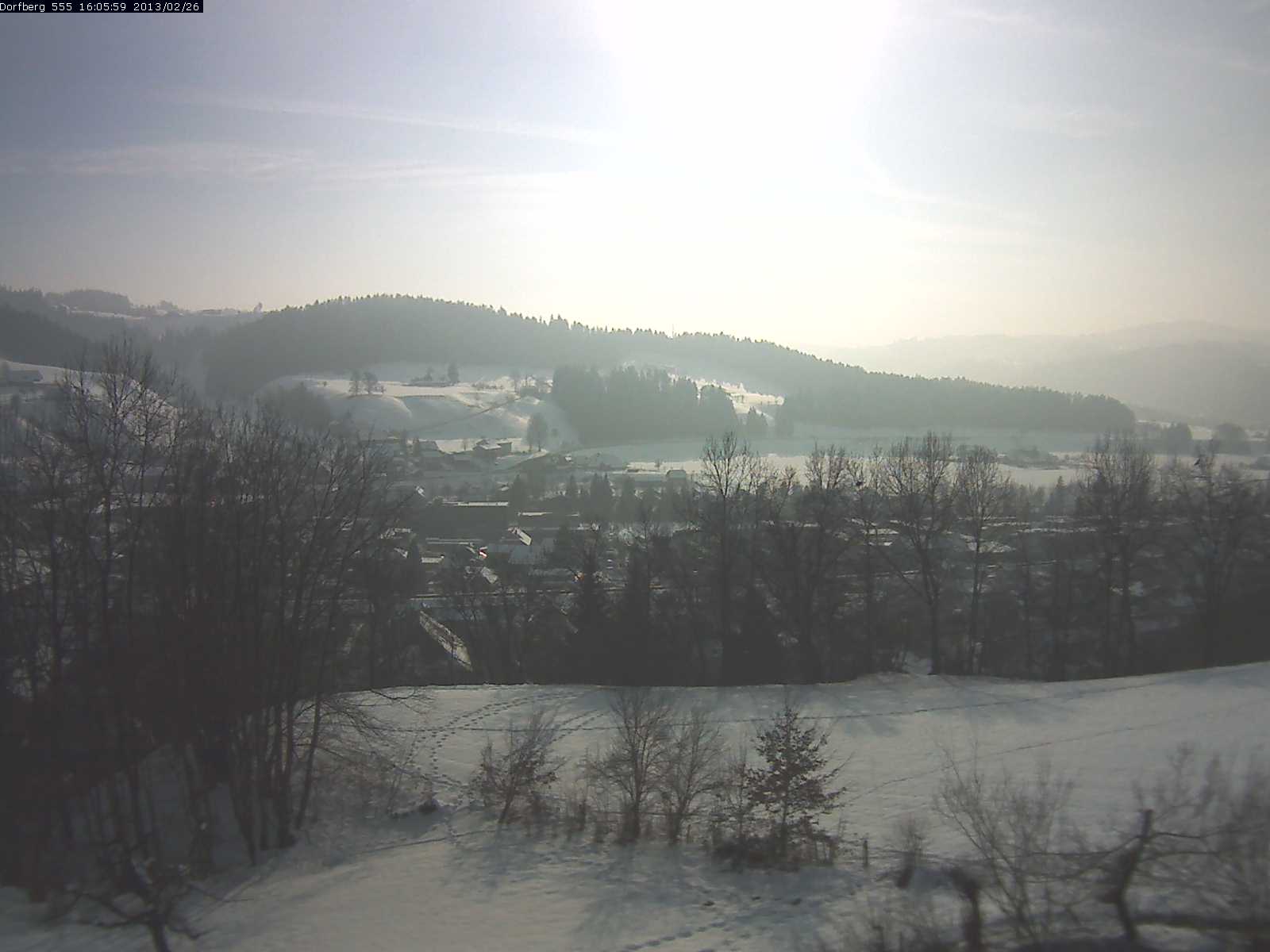 Webcam-Bild: Aussicht vom Dorfberg in Langnau 20130226-160600