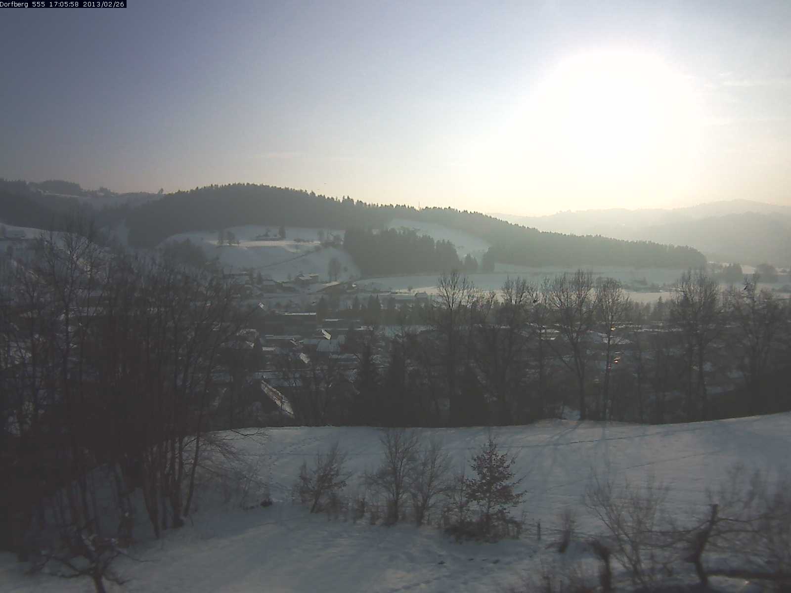 Webcam-Bild: Aussicht vom Dorfberg in Langnau 20130226-170600