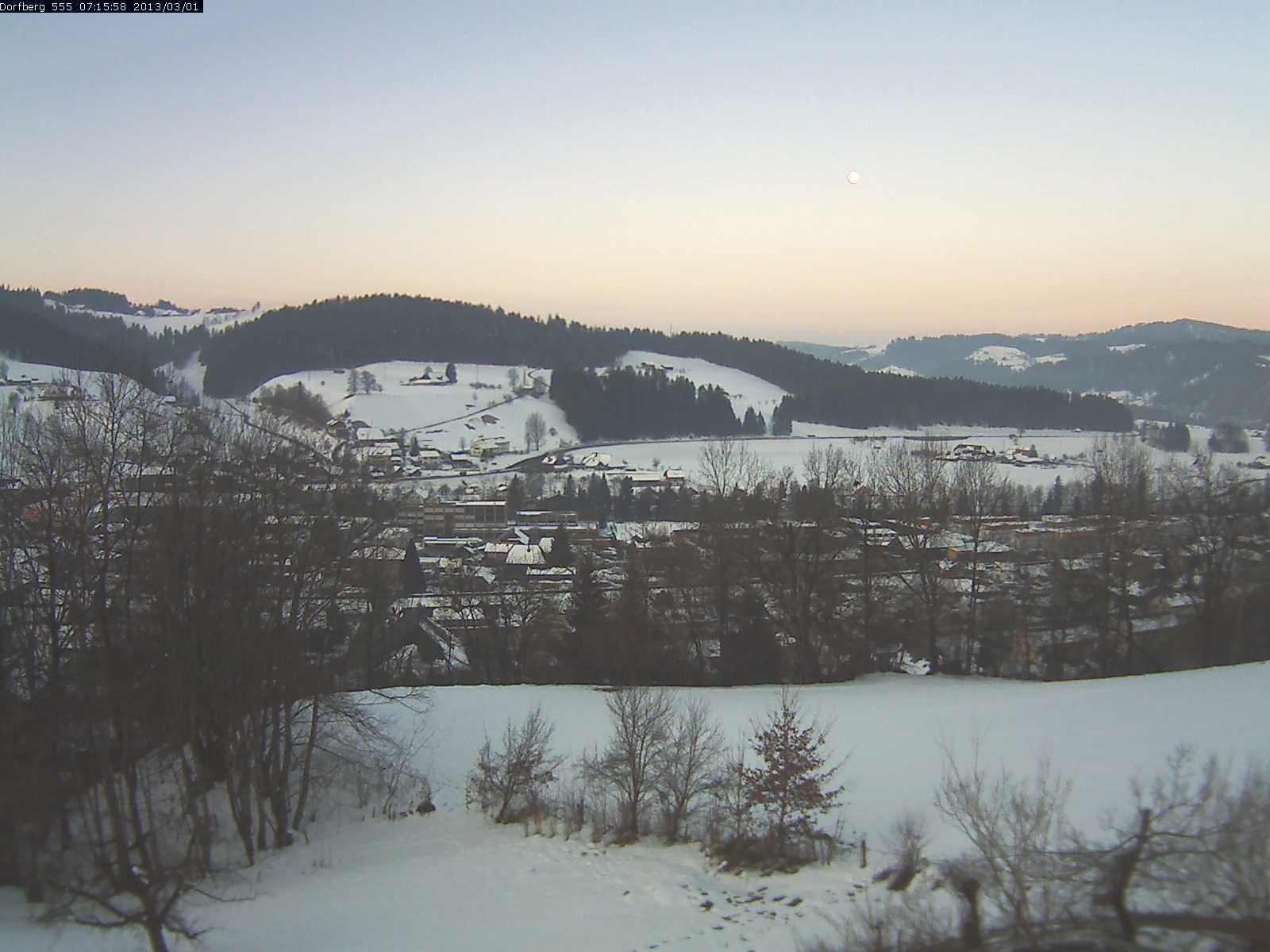 Webcam-Bild: Aussicht vom Dorfberg in Langnau 20130301-071600