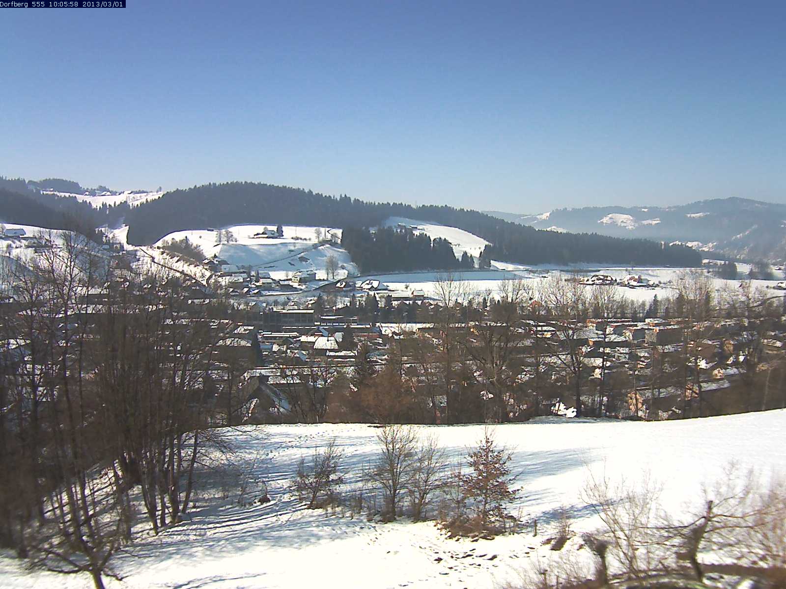 Webcam-Bild: Aussicht vom Dorfberg in Langnau 20130301-100600