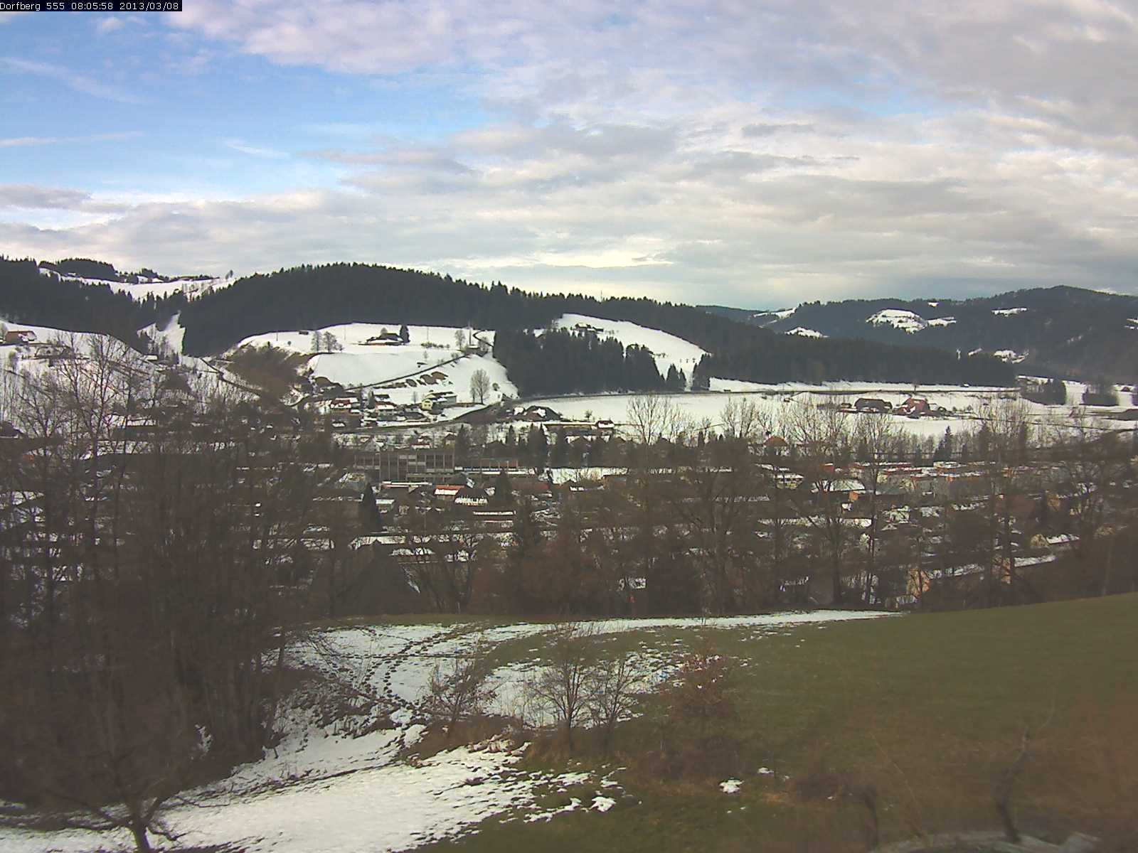 Webcam-Bild: Aussicht vom Dorfberg in Langnau 20130308-080600