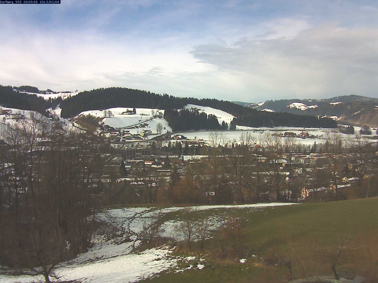 Webcam-Bild: Aussicht vom Dorfberg in Langnau 20130308-090600