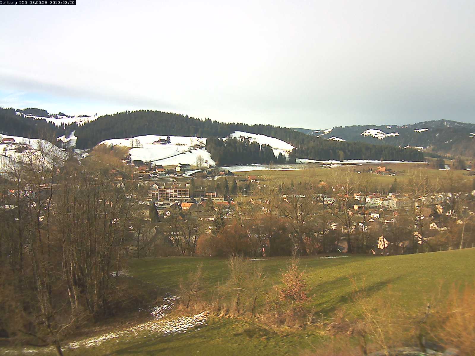 Webcam-Bild: Aussicht vom Dorfberg in Langnau 20130320-080600